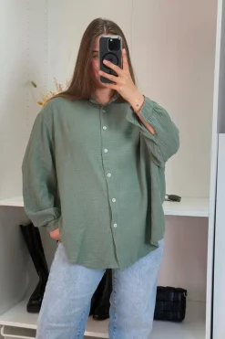 Outlet A-bee Sonja Shirt Khaki