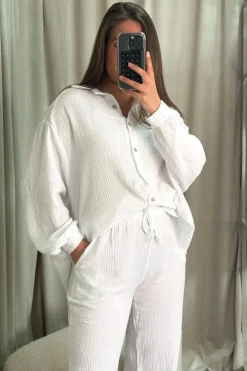 Outlet A-bee Sonja Shirt White