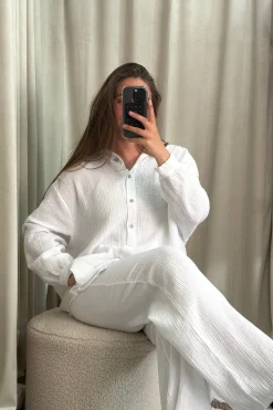 Outlet A-bee Sonja Shirt White
