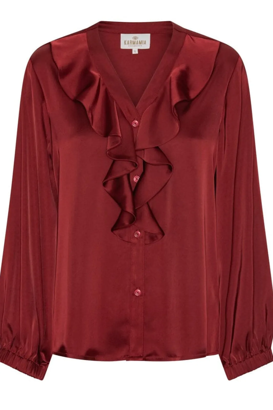 Outlet Karmamia Sophia Blouse 2302 Semi Rich Merlot