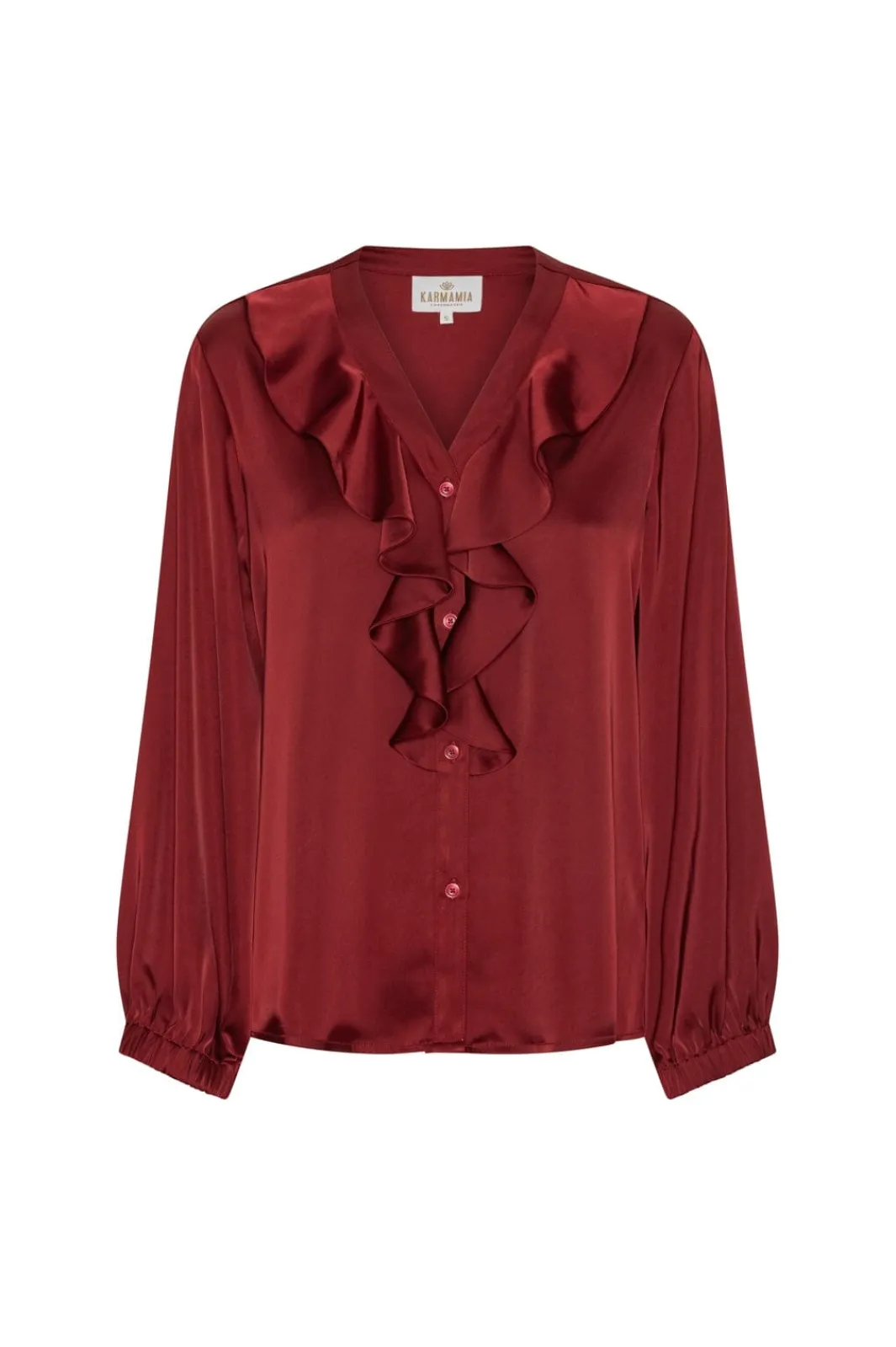 Outlet Karmamia Sophia Blouse 2302 Semi Rich Merlot