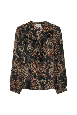 Online Karmamia Sophia Blouse 2318 Melange Noir