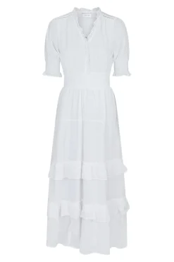 New Neo Noir Sophie S Voile Dress White
