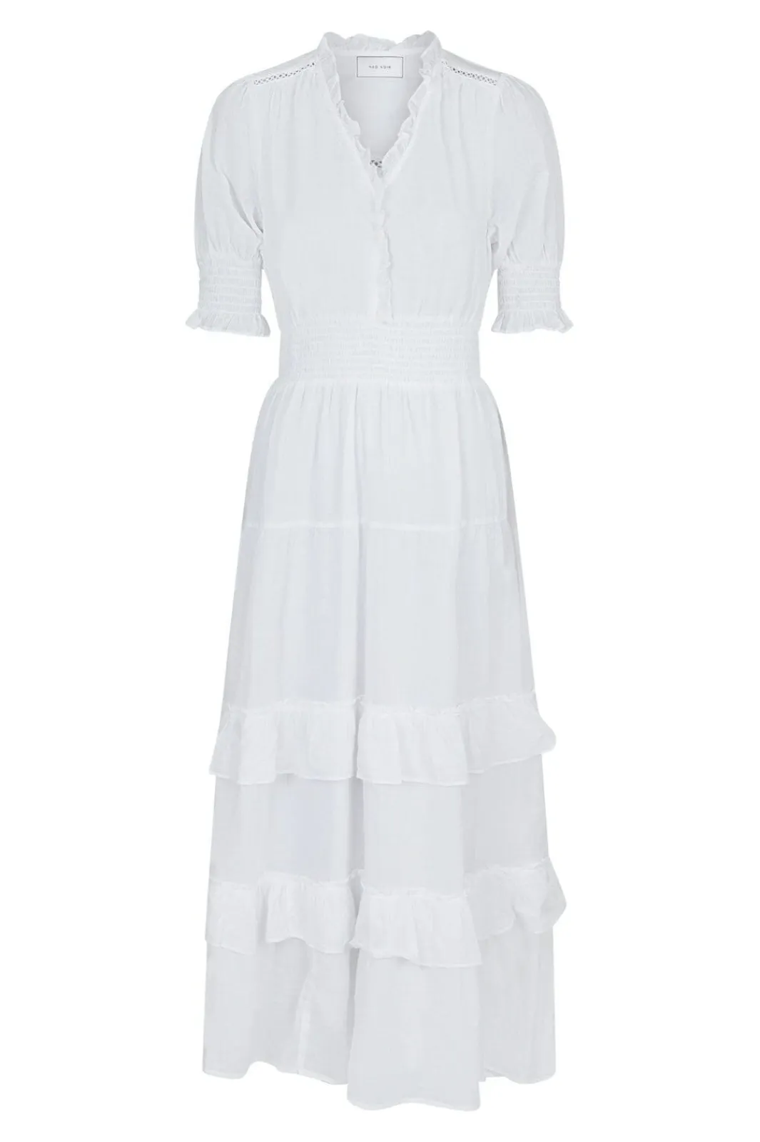 New Neo Noir Sophie S Voile Dress White