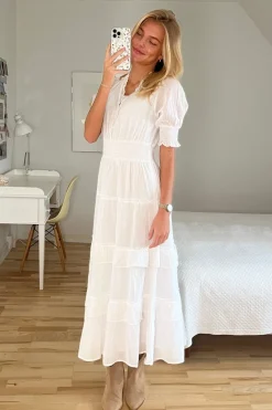 New Neo Noir Sophie S Voile Dress White