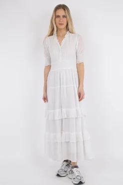 New Neo Noir Sophie S Voile Dress White