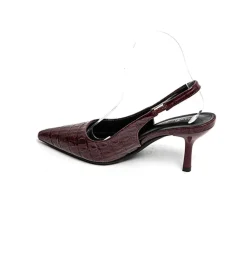 Hot Bloom Sorrel Stiletto Burgundy