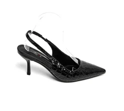 Hot Bloom Sorrel Stiletto Black