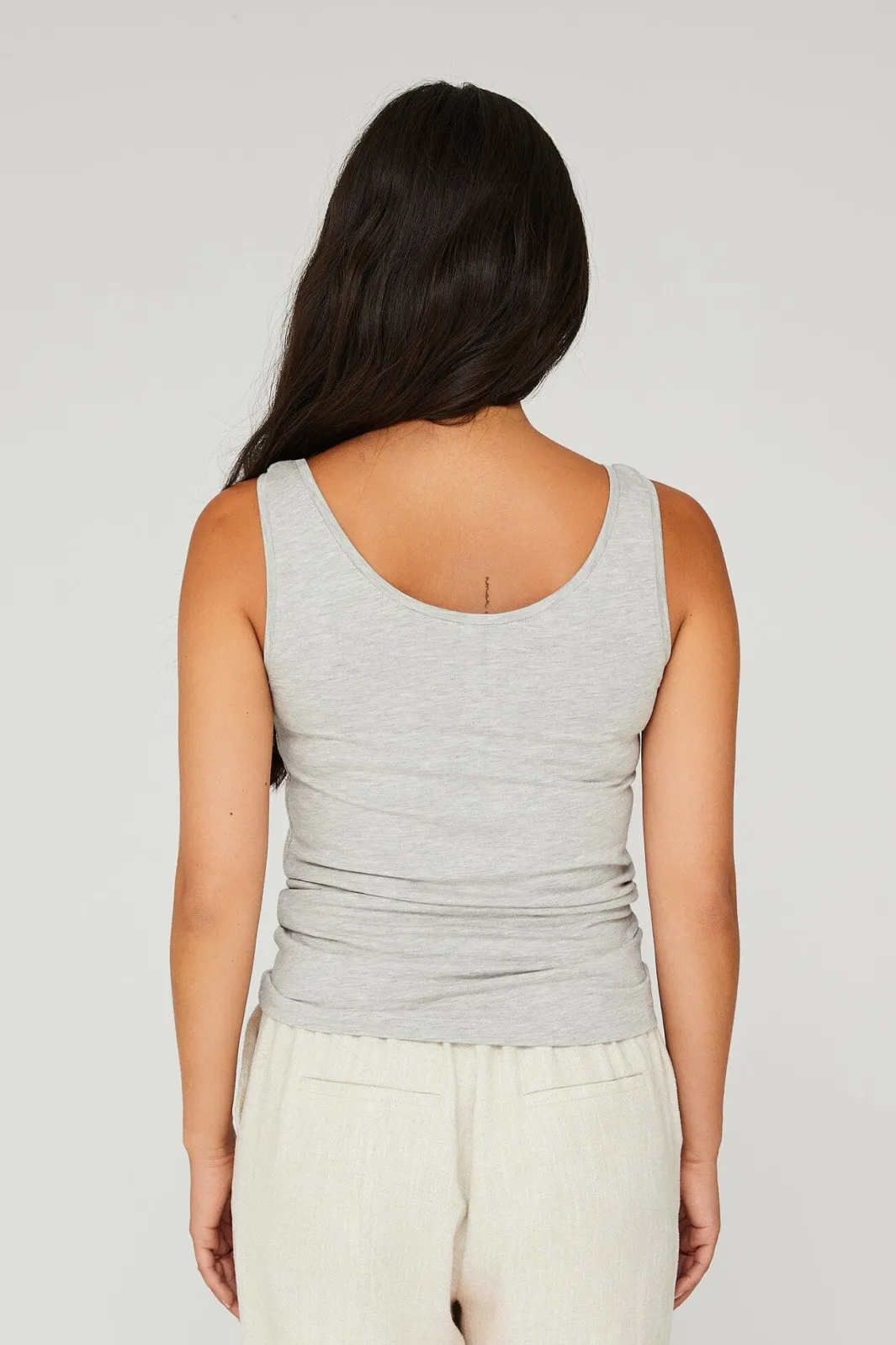 Outlet A-View Stabil Tank Top 055 Light Grey Melange