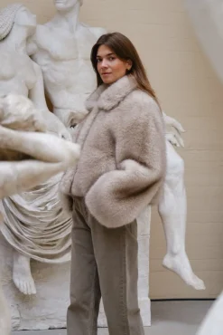 New Neo Noir Steff Faux Fur Jacket 165376 123