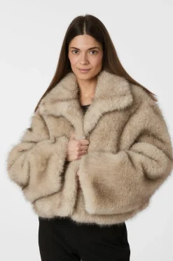 New Neo Noir Steff Faux Fur Jacket 165376 123