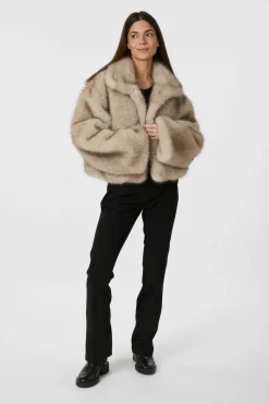New Neo Noir Steff Faux Fur Jacket 165376 123