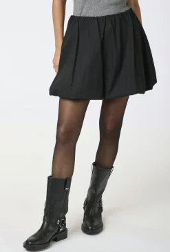 Best Neo Noir Stela Short Balloon Skirt Black