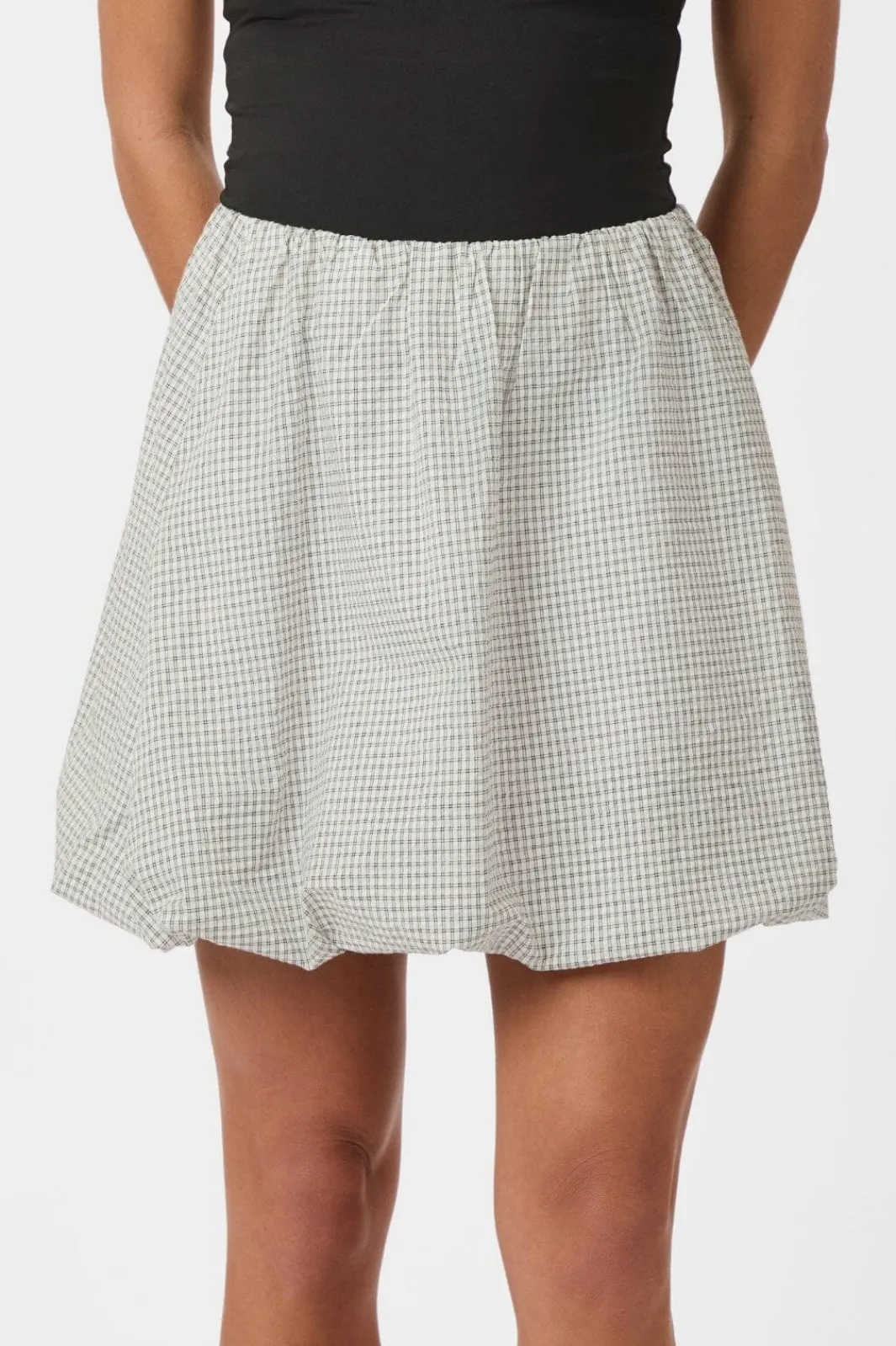 Sale Neo Noir Stela Small Check Skirt 165421 122