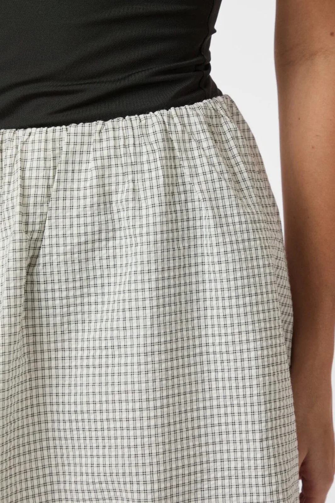 Sale Neo Noir Stela Small Check Skirt 165421 122