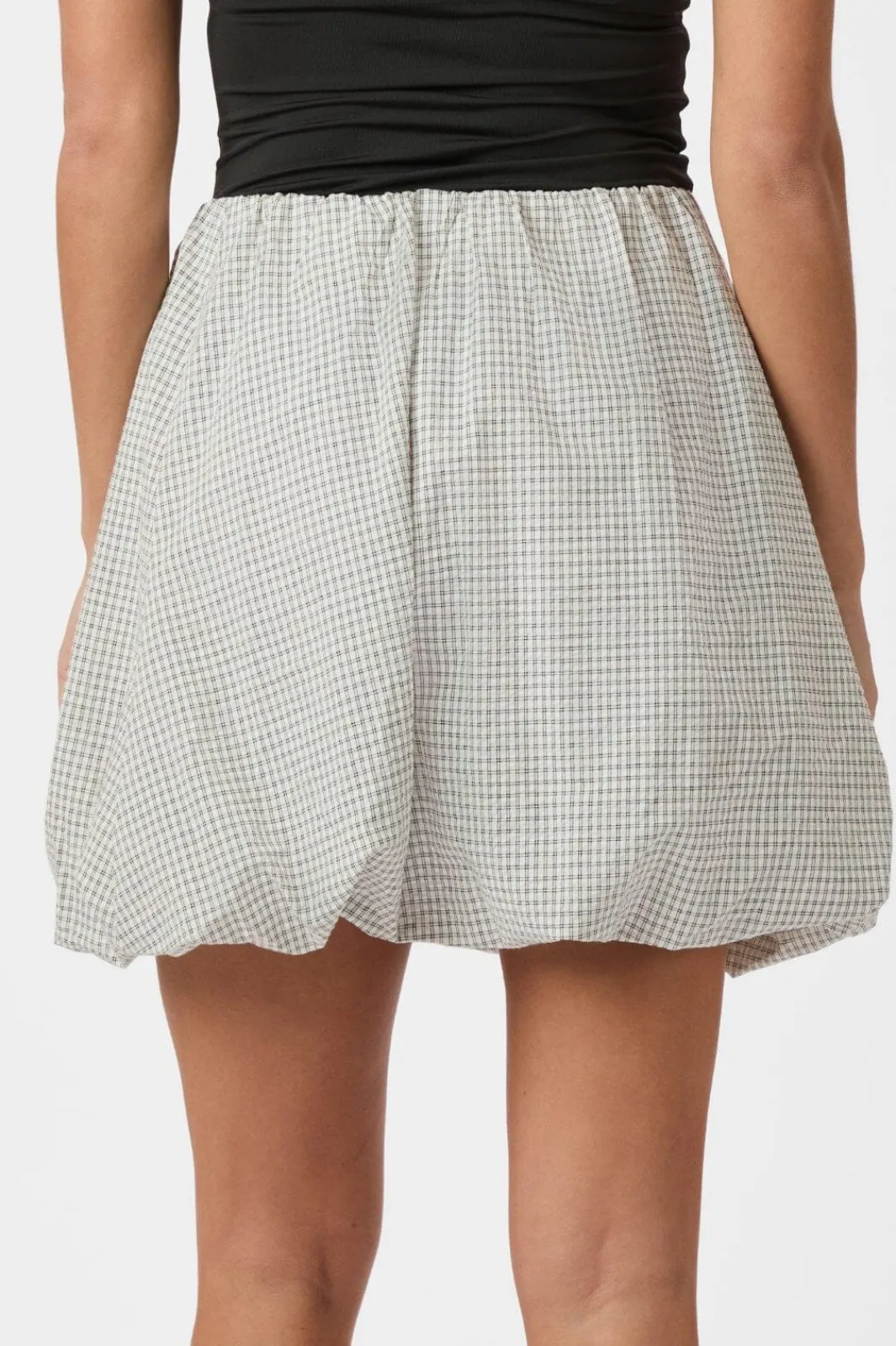 Sale Neo Noir Stela Small Check Skirt 165421 122