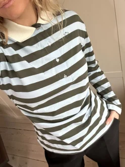 Outlet Modström Stetsonmd Ls Stripe Polo 58842 11189