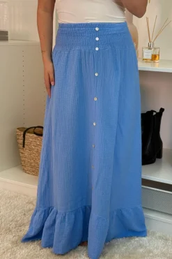 A-bee Stine Skirt Light Blue