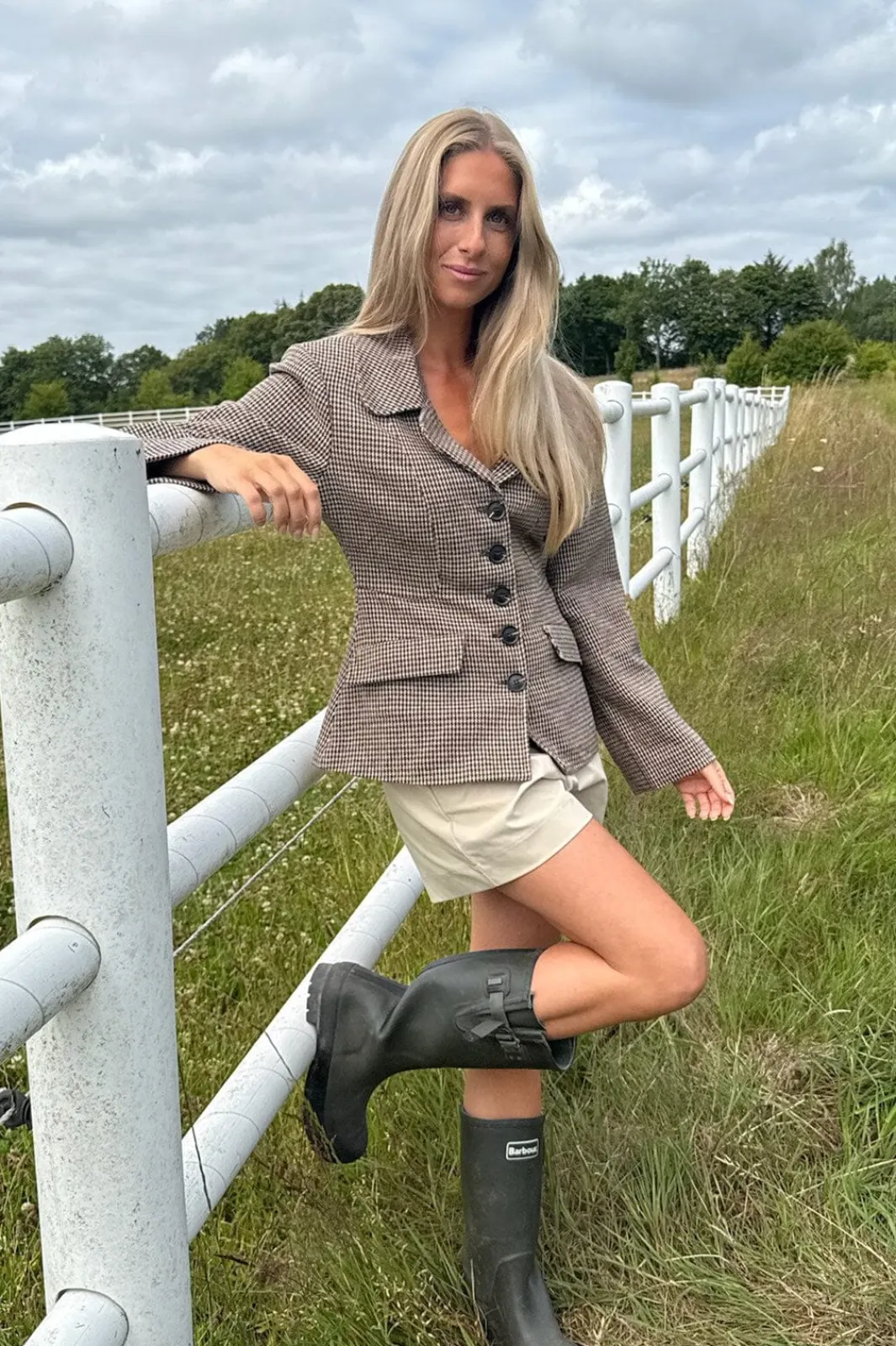 Discount BYIC Stineic Blazer A23859 Brown Checks