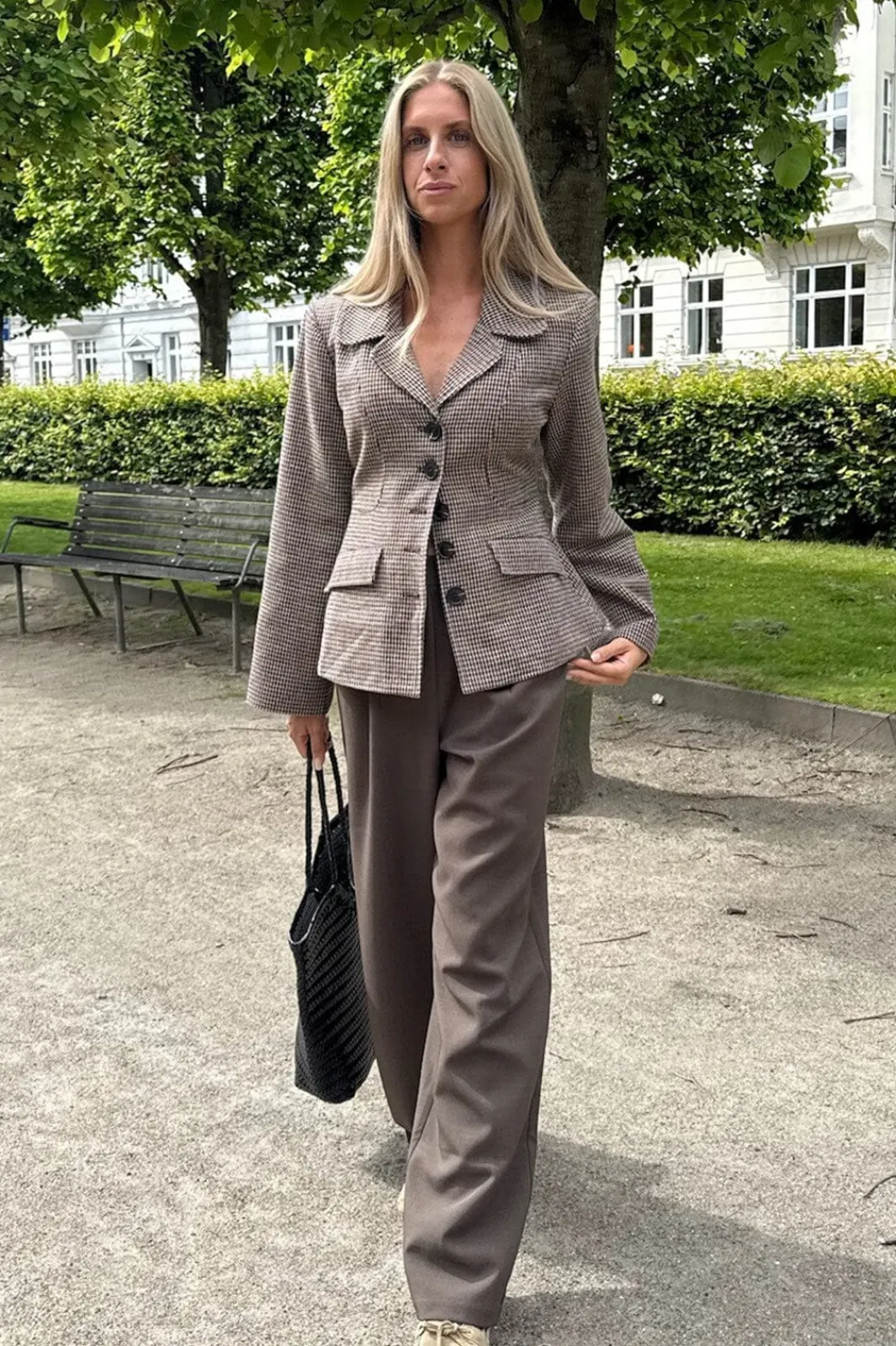 Discount BYIC Stineic Blazer A23859 Brown Checks