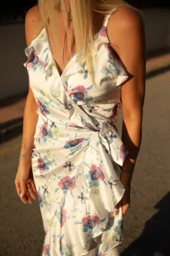 New Valentin Studio Strap Senorita Botanic Dress 165466 337