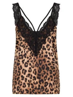 Clearance Valentin Studio String Top Leopard