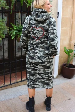 New Liberte Sue-Long-Hoodie-Dress 22142 Camo