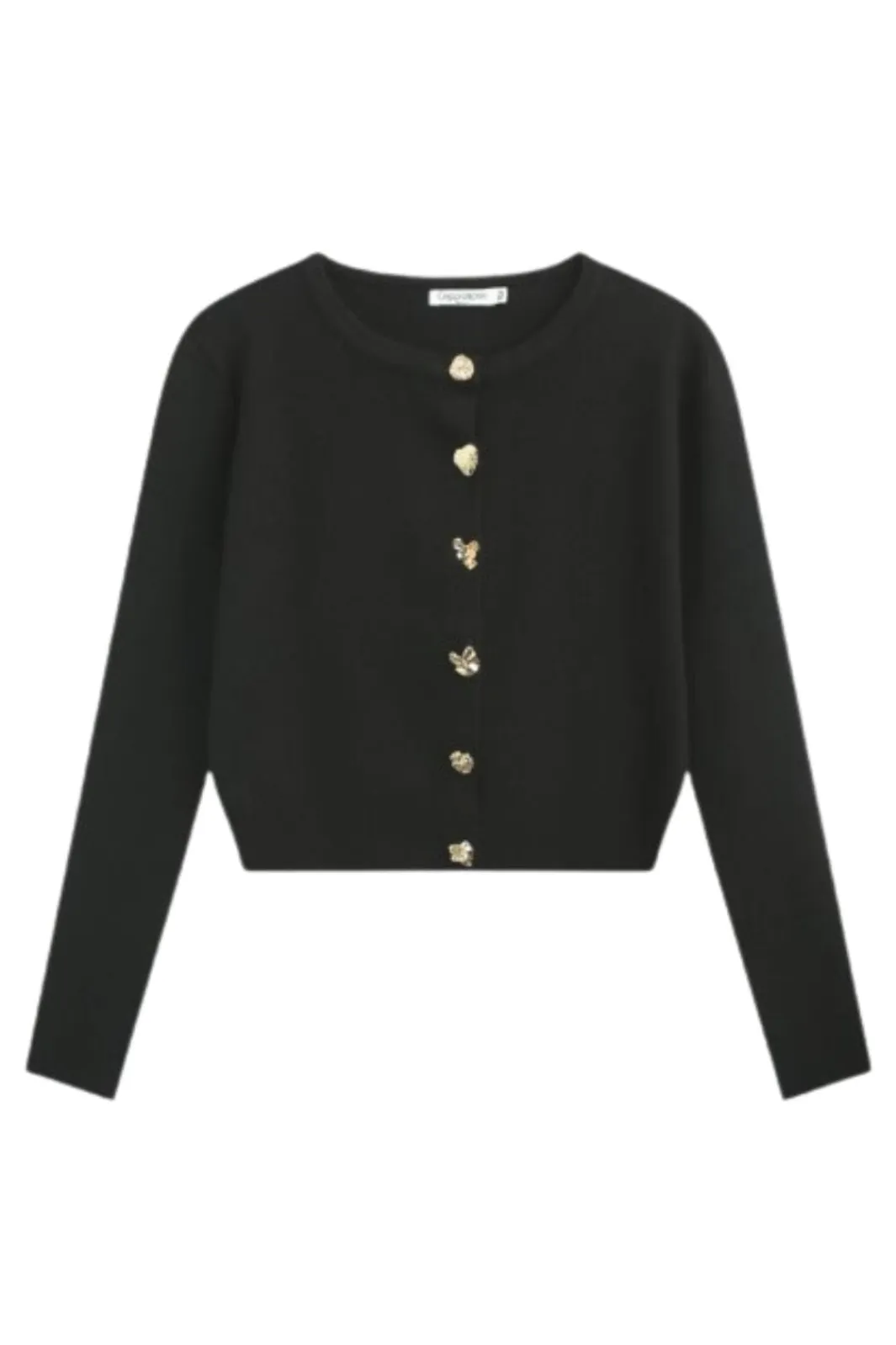 Online A-bee Summer Cardigan Black