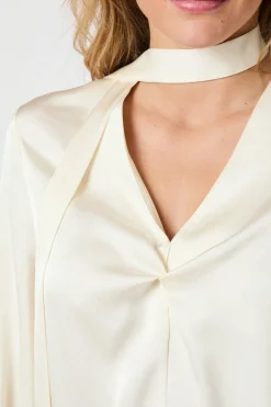Neo Noir Susanna Heavy Sateen Blouse 165018 621