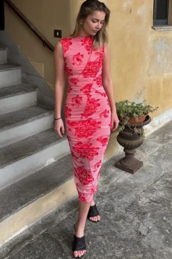 Clearance Noella Sutton Dress Rose Print