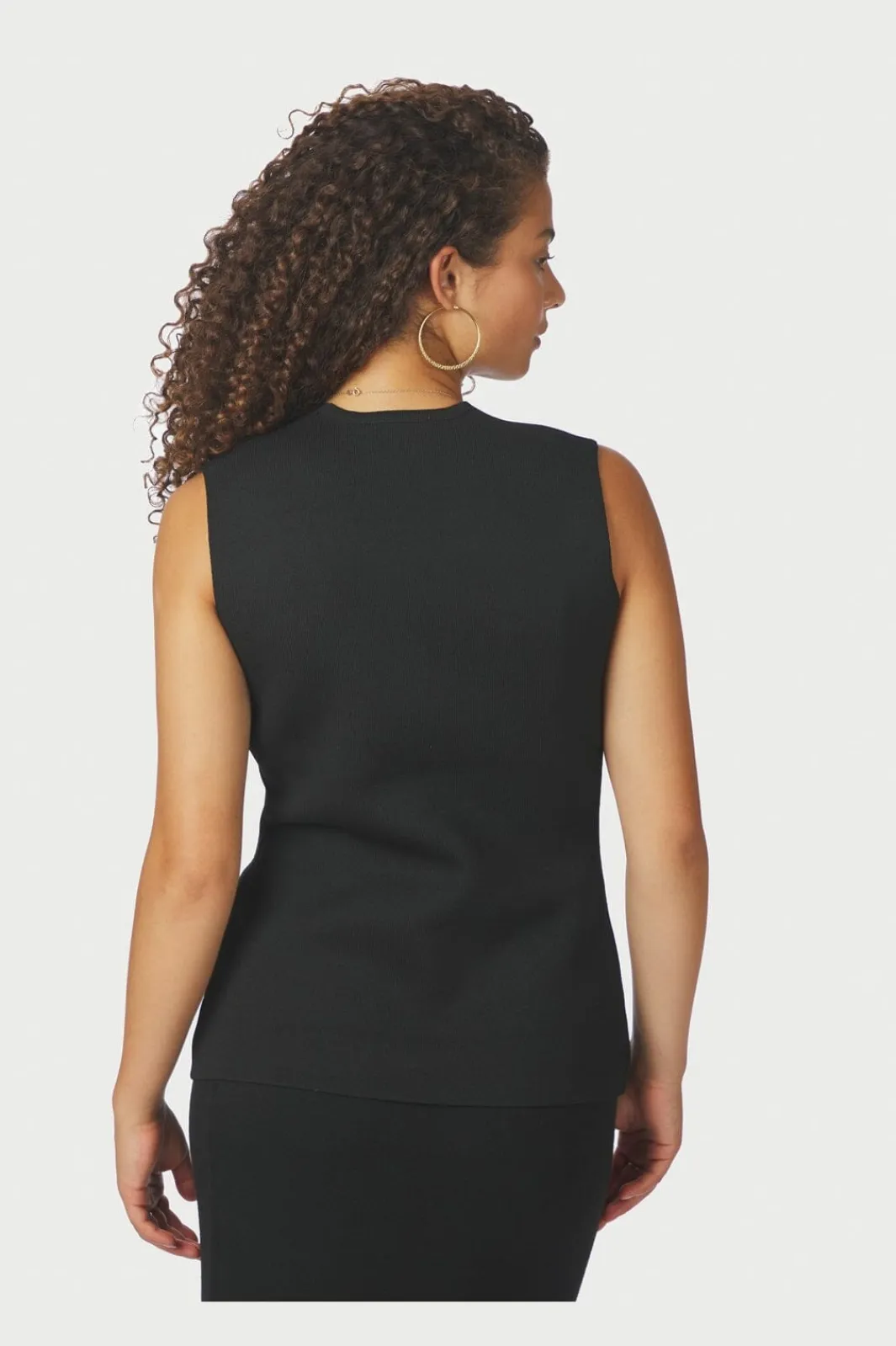 New Neo Noir Sway Smooth Knit Waistcoat 164704 100