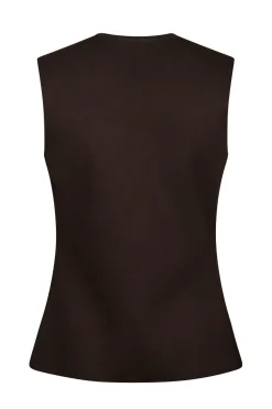 Neo Noir Sway Smooth Knit Waistcoat 164704 676
