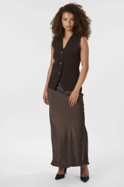 Neo Noir Sway Smooth Knit Waistcoat 164704 676