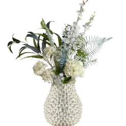 Discount Bloomingville Symphonie Buket, Hvid, Kunstige Blomster White
