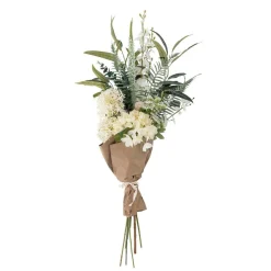 Discount Bloomingville Symphonie Buket, Hvid, Kunstige Blomster White