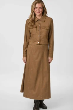 New Neo Noir Tamari Faux Suede Jacket 164712 604