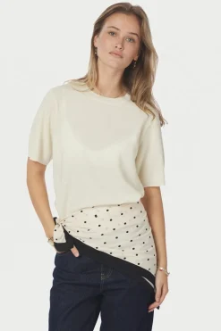 Online Neo Noir Tamma Big Dot Scarf 167851 121