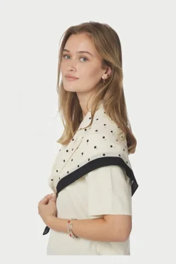 Online Neo Noir Tamma Big Dot Scarf 167851 121