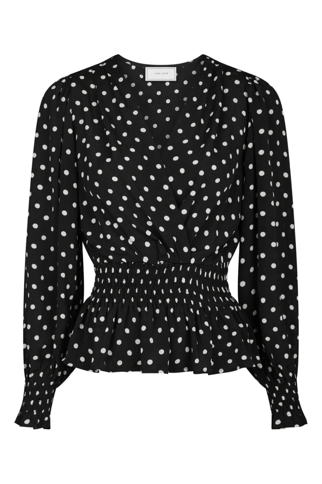 Best Neo Noir Tamona Crepe Dot Blouse 167939 100