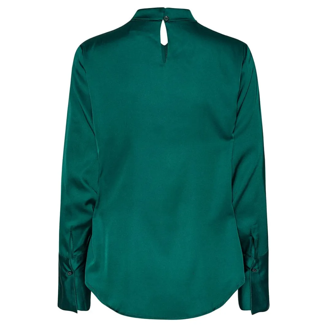 Karmamia Tara Blouse Dark Green
