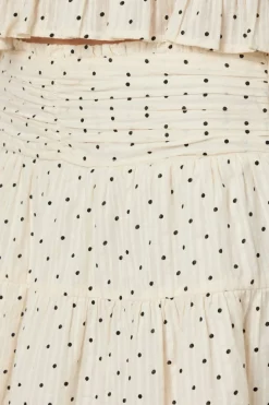 Clearance Neo Noir Tarrow Dot Skirt 166148 122