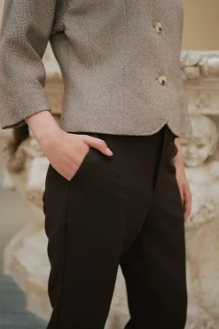 New Neo Noir Tasia Suit Capri Pants 163723 676