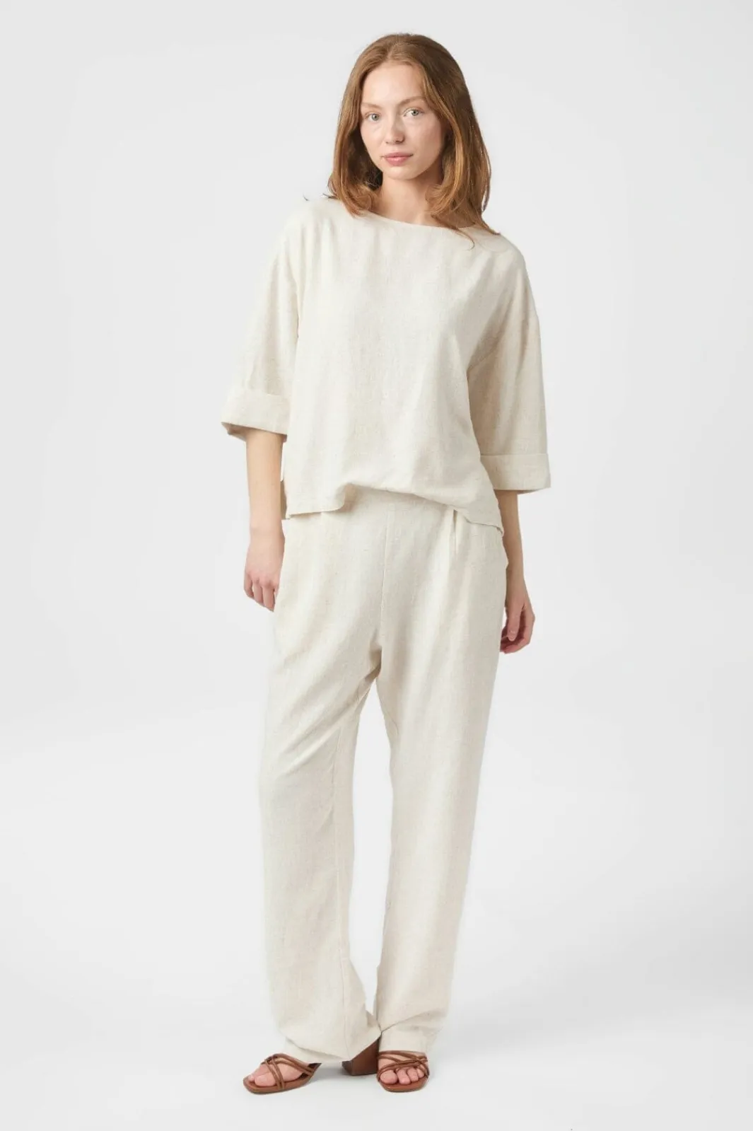 Sale Neo Noir Tatjanna Linen Jumpsuit 165935 815