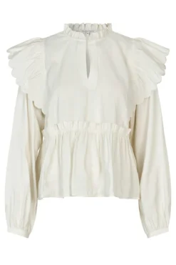 Clearance Second Female Terra Frill Blouse 60042 0508 Tofu