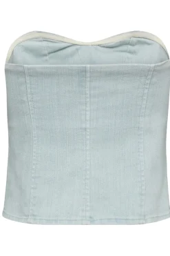 Online Co´Couture Terracc Denim Corsage 33156 114