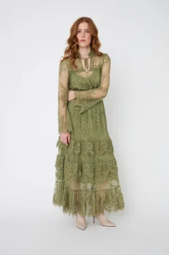 Outlet Cras Terry Dress C519 5008 Sage