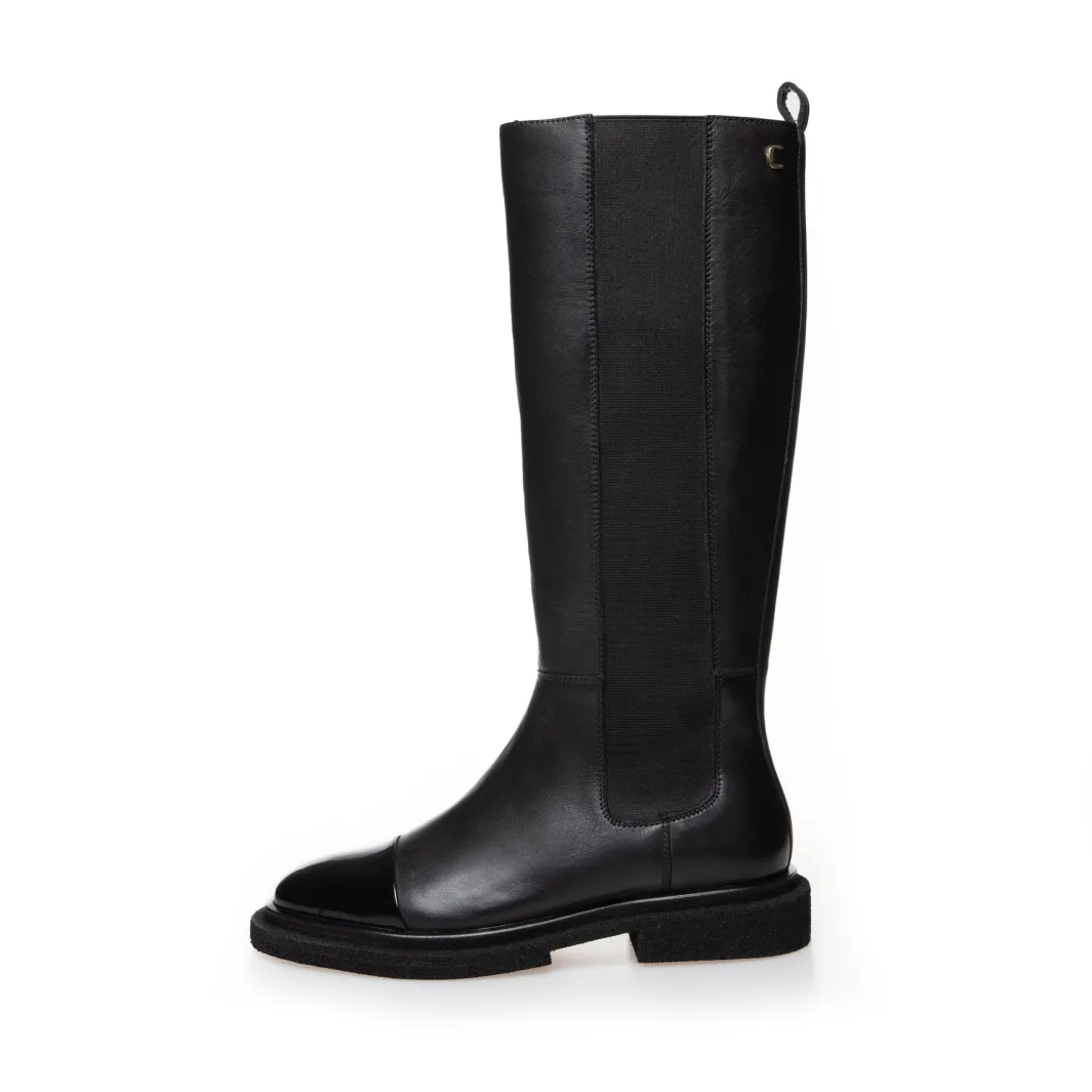 Outlet Copenhagen Shoes The Art Boot Patent/Toe 0001 Black