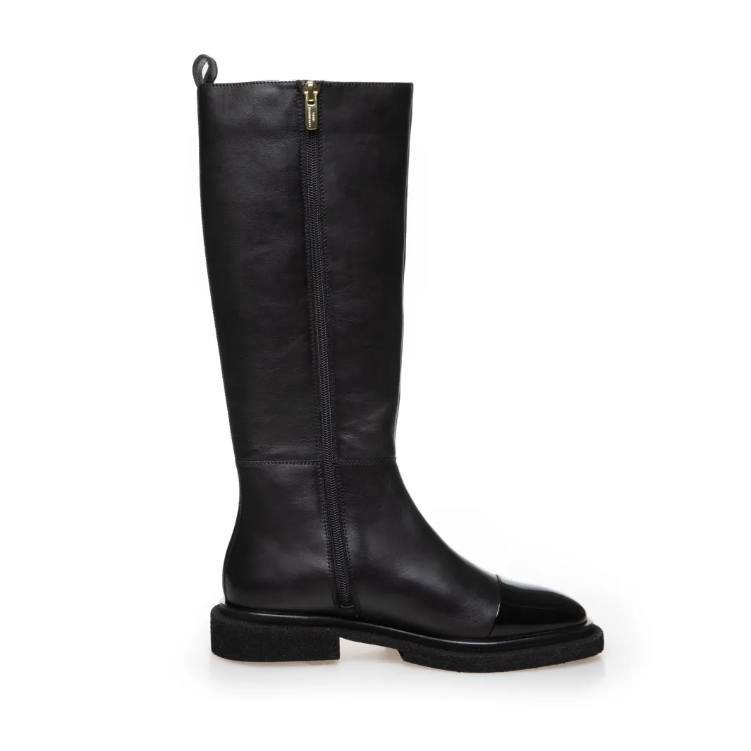 Outlet Copenhagen Shoes The Art Boot Patent/Toe 0001 Black