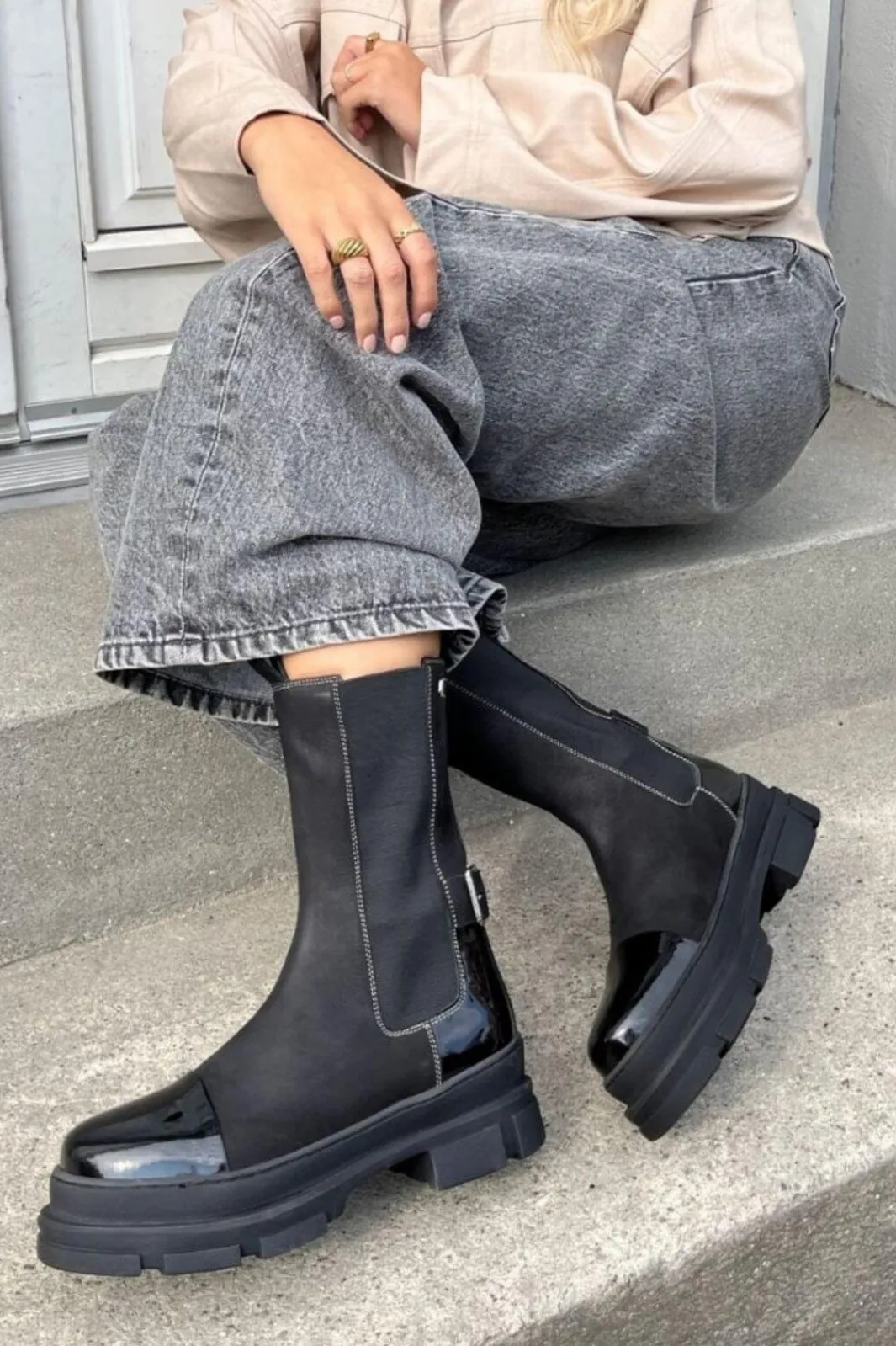 Copenhagen Shoes The Belive Boot 038 Black Patent