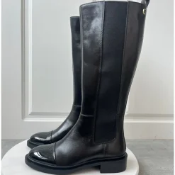 New Copenhagen Shoes The Love Boot Patent / Toe 0001 Black